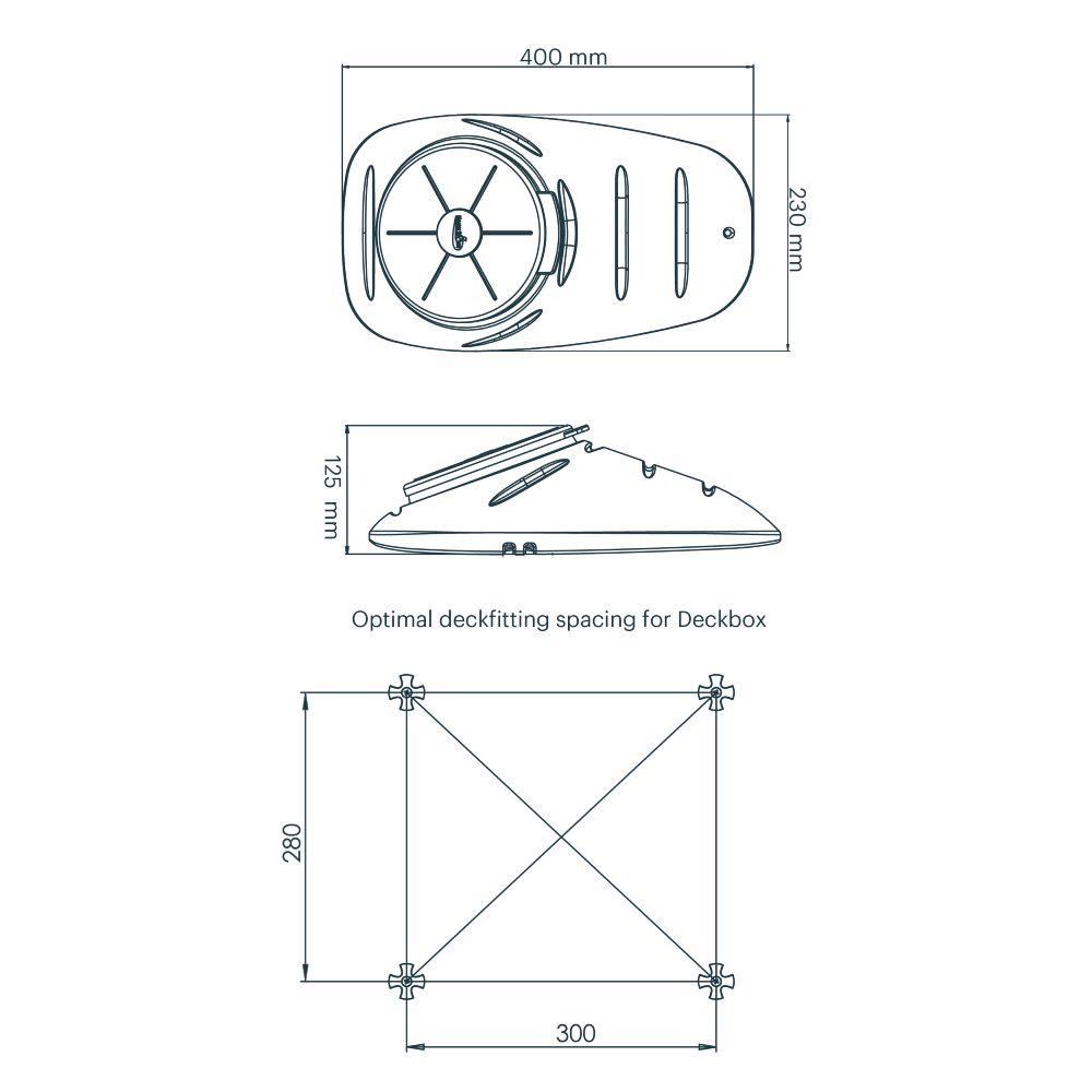 Kajaksport Deckbox, Large