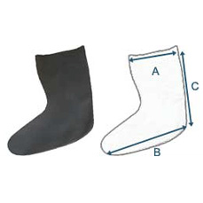 Latex Socken 2D