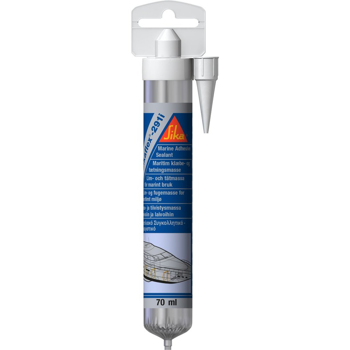 Sikaflex 291i, 70 ml Weiß