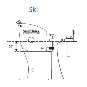 SmartTrack Steuerkopf Ski
