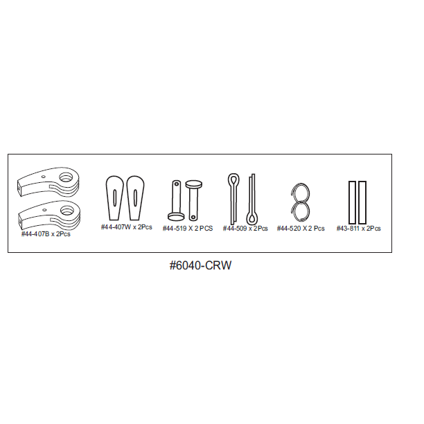 SmartTrack CRW Rudder Cable Attachment Kit