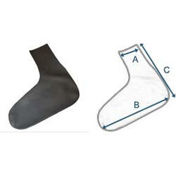 Latex Socken, Paar