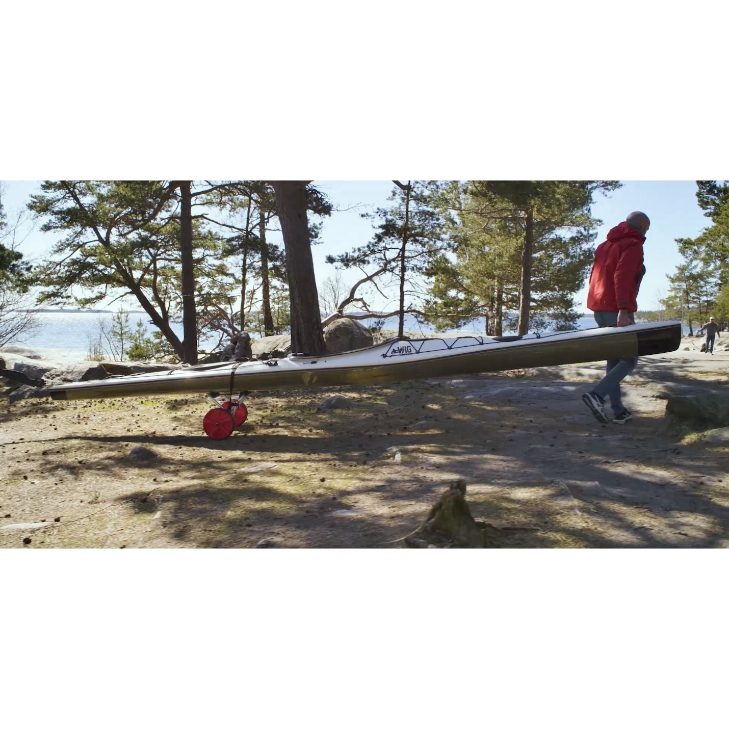 Paddlespot Kajakwagen mit Spanngurt