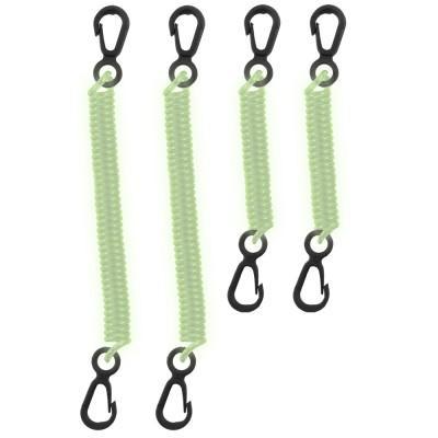 Seattle Sports Dry Doc Coiled Tether 4er-Pack